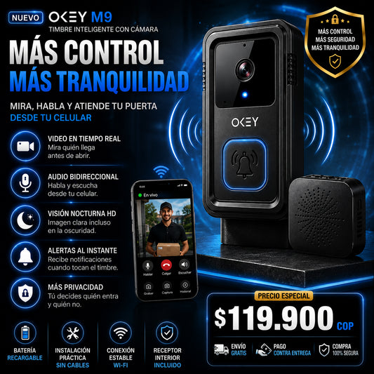 Timbre Inteligente OKEYM9
