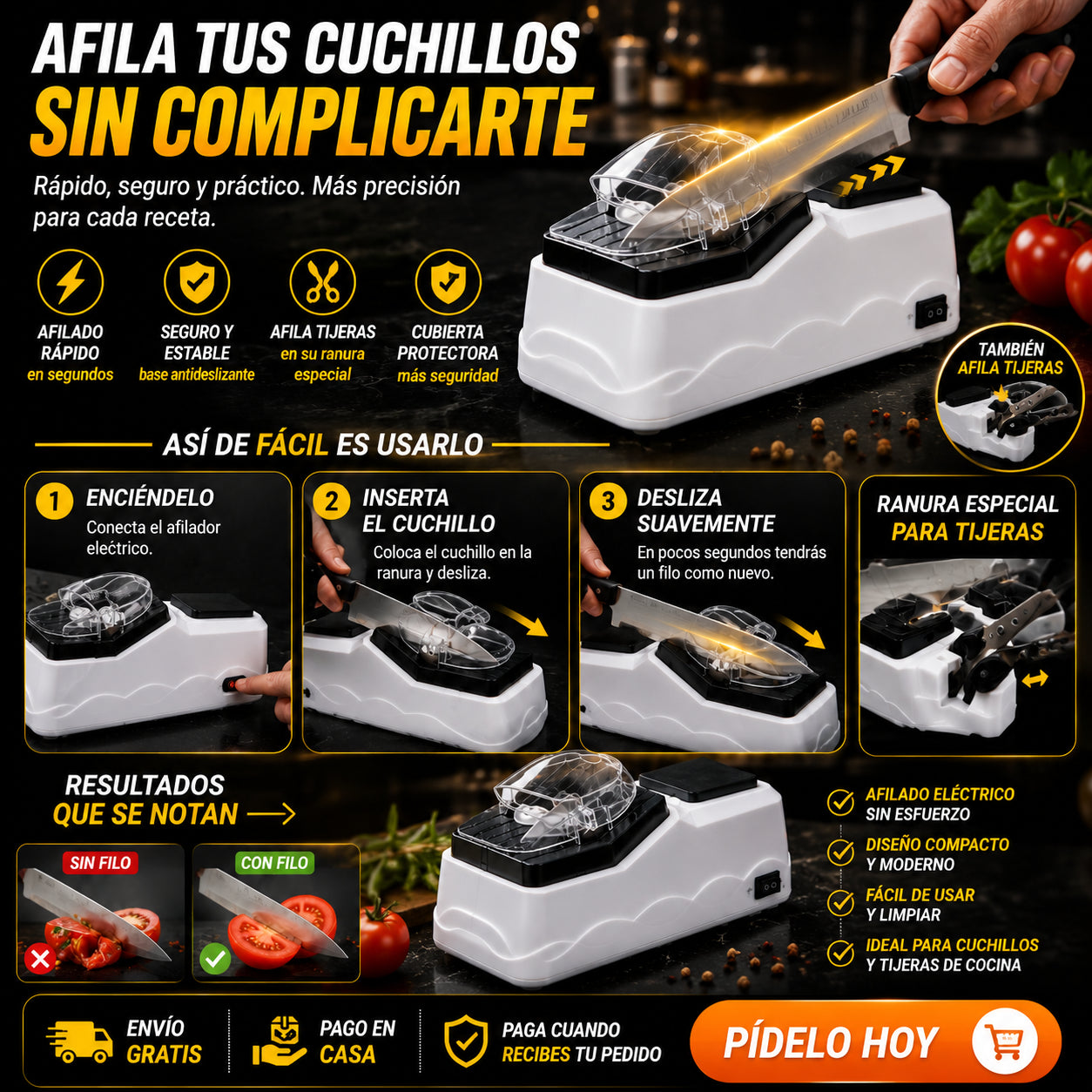 CortaPro Afilador Eléctrico