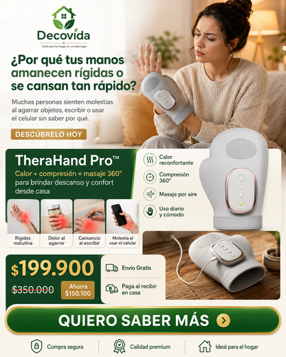 TheraHand Pro™ Guante Masajeador Térmico