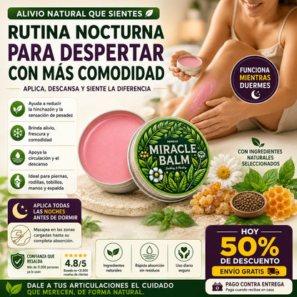 Miracle Balm™   Bálsamo natural para tu rutina nocturna de alivio y bienestar