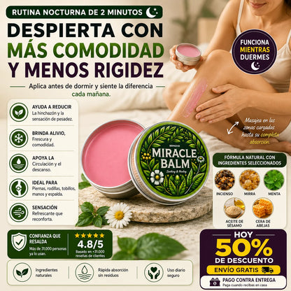 Miracle Balm™   Bálsamo natural para tu rutina nocturna de alivio y bienestar