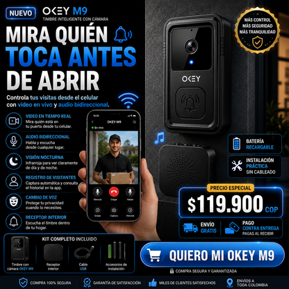 Timbre Inteligente OKEYM9