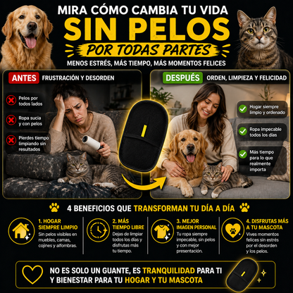 PROMO 2X1 Guante mágico quitapelos FURBLISS