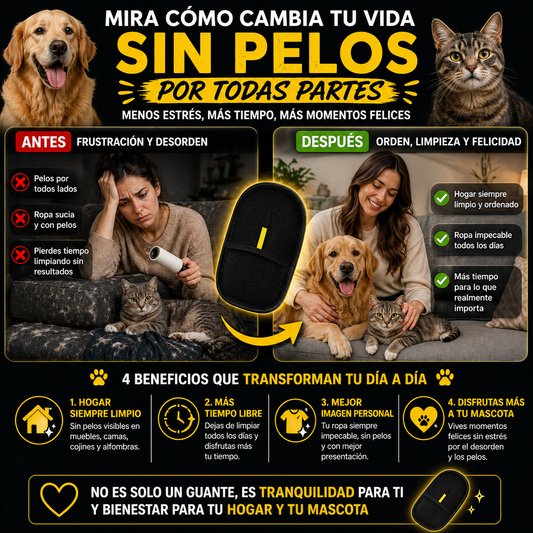 PROMO 2X1 Guante mágico quitapelos FURBLISS