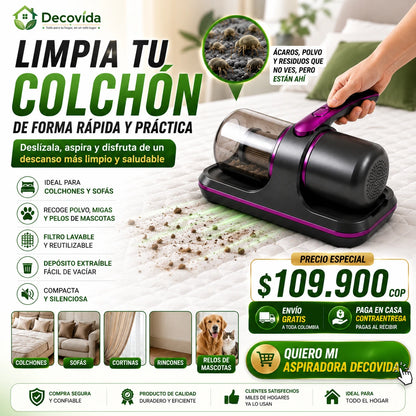 ÁCARO VAC Aspiradora de colchón y muebles