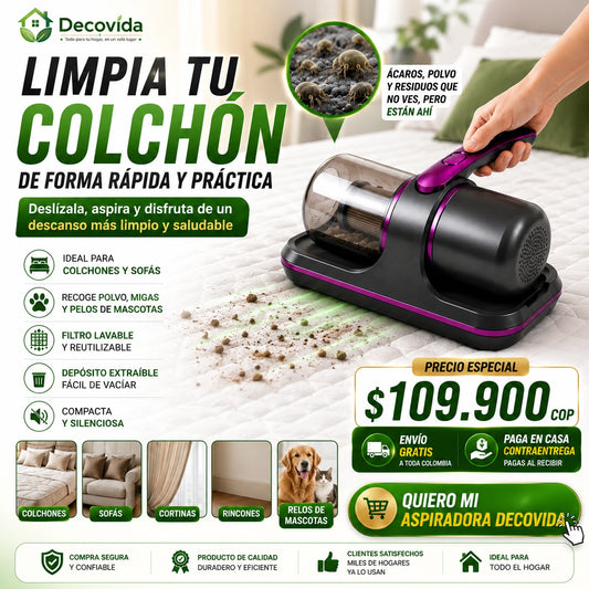ÁCARO VAC Aspiradora de colchón y muebles
