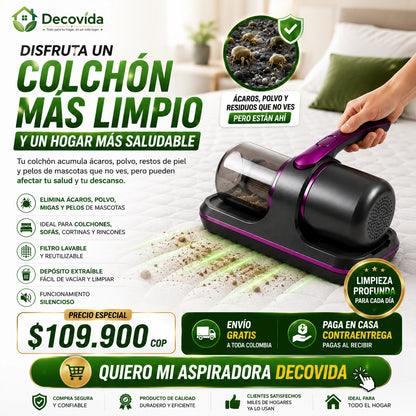 ÁCARO VAC Aspiradora de colchón y muebles